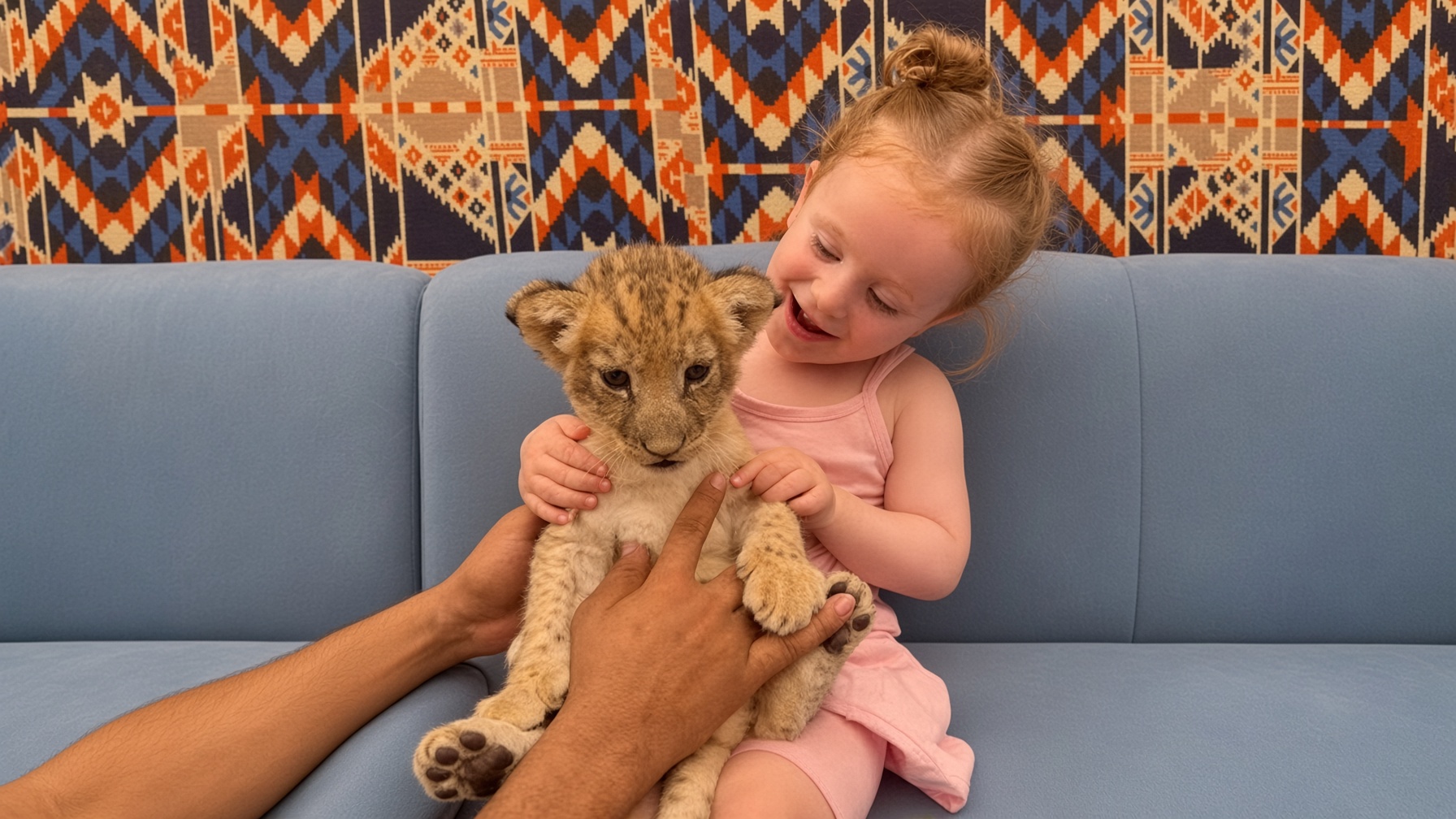 Leeuwenwelpjes in Hurghada bekijken tijdens een excursie